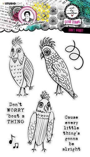 ABM Clear Stamp Don't worry Signature Collection nr.406