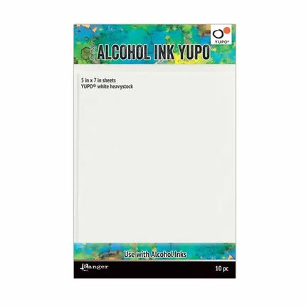 Ranger • Tim Holtz Yupo papier alcohol ink wit 12x17cm