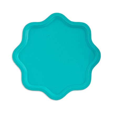 Wax seal turquoise silicon mat diam cm 15
