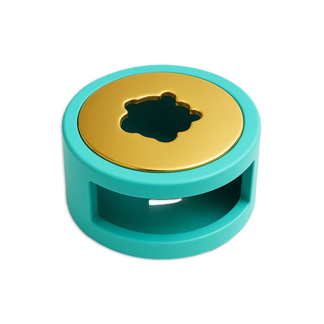 Turquoise burner for wax