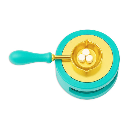 Turquoise burner for wax