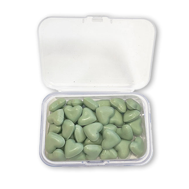 Wax Refill gr 20 Heart shape - Pastel mint