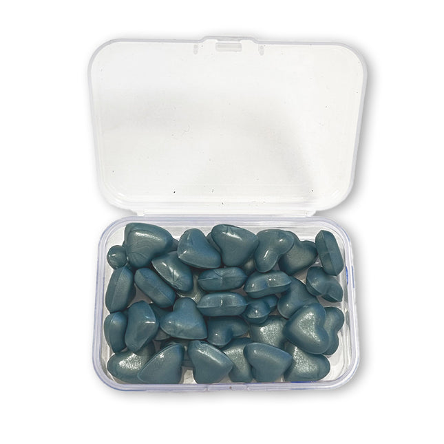 Wax Refill gr 20 Heart shape - Pearl blue