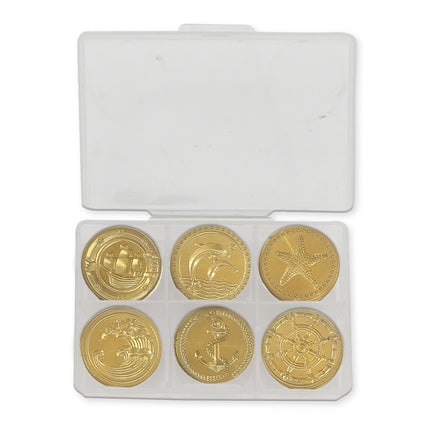Set  6 pcs seals diam cm  2,5 - Sea