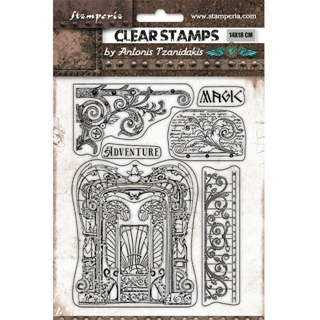 Acrylic stamp cm 14x18 - Magic Forest Adventure