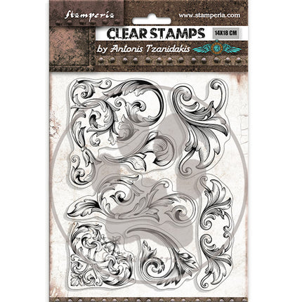Acrylic stamp cm 14x18 - Sir Vagabond in Fantasy World greeks