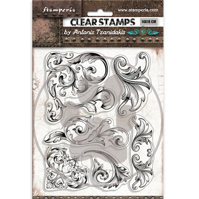 Acrylic stamp cm 14x18 - Sir Vagabond in Fantasy World greeks