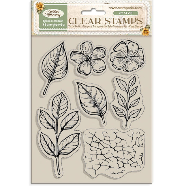 Acrylic stamp cm 14x18 - Golden Harmony