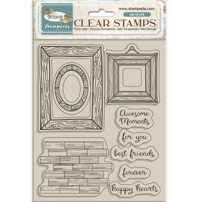 Acrylic stamp cm 14x18 - Alterego frames
