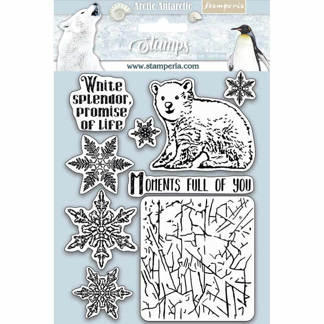 HD Natural Rubber Stamp  cm.14x18 Moments full of you